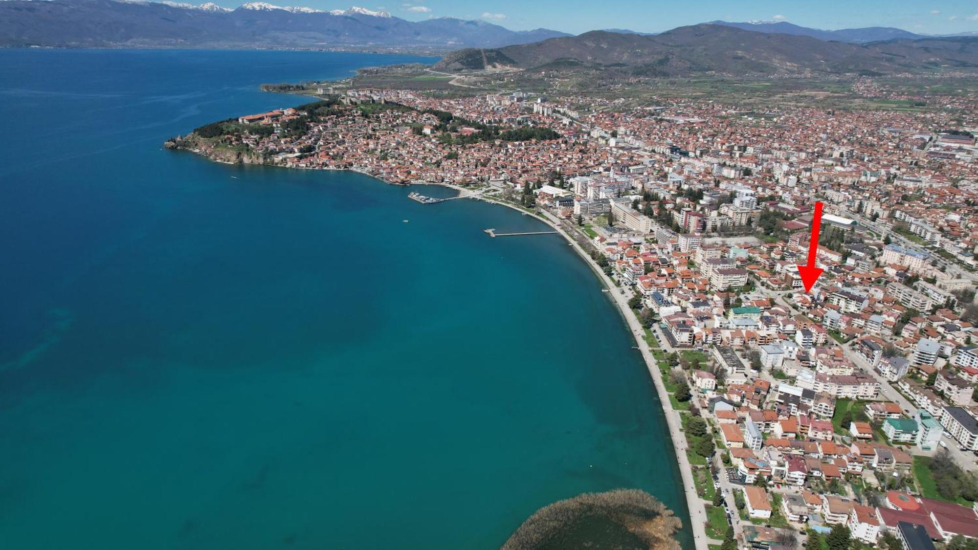 Blue Lake Hostel Ohrid Exterior foto